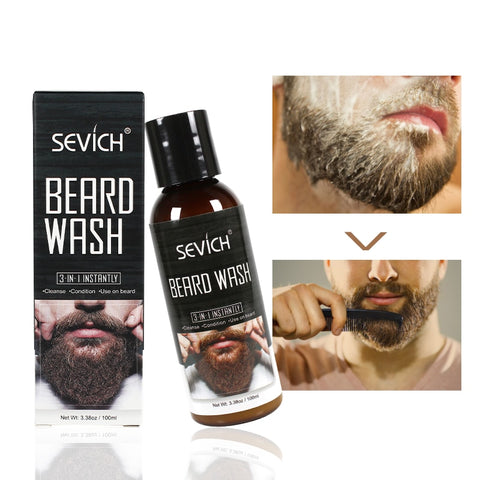 Sevich 100ml Beard Wash for Men Beard Shampoo