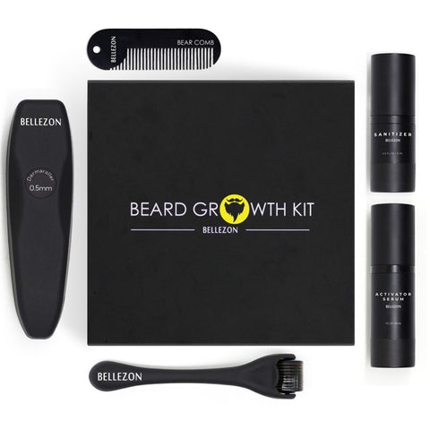 Men Beard Enhancer Thicker Serum Kit