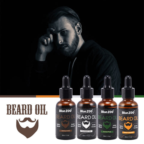 Men Moustache Cream Beard Oil Kit