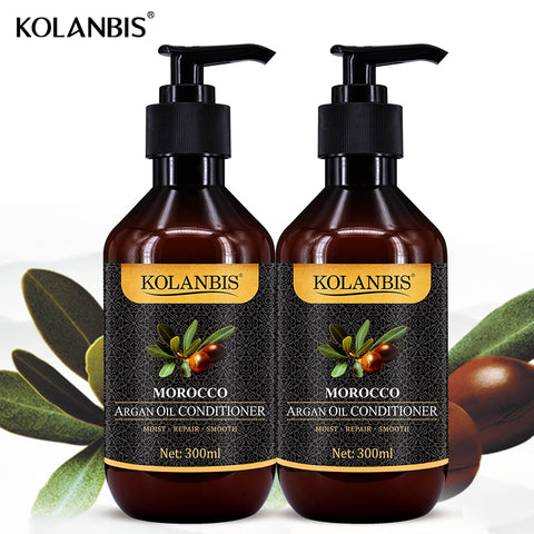 2 pieces Morocco Argan Oil hair conditioner  For Curly Hair